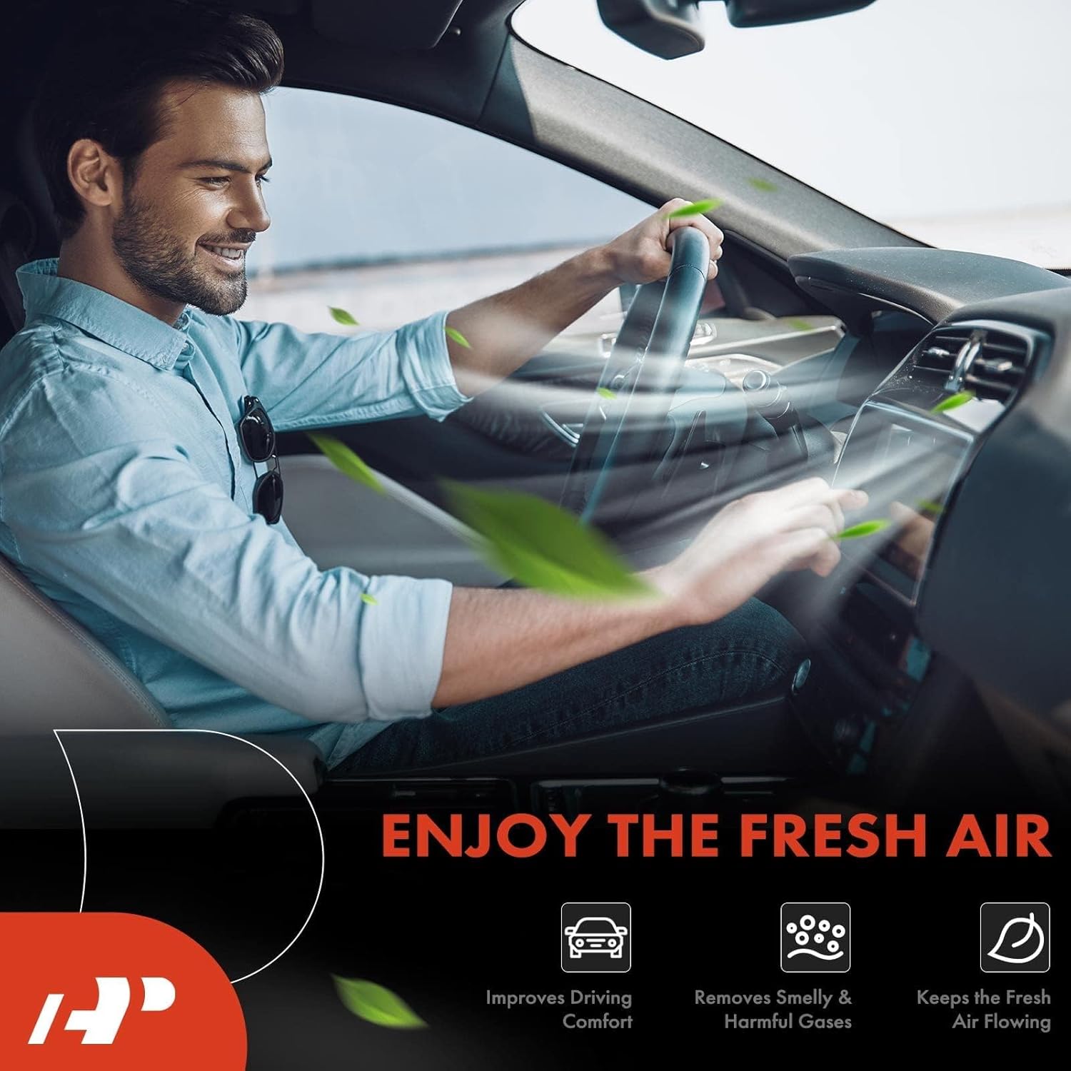 A-Premium 2-PC Cabin Air Filter with Activated Carbon Compatible with Audi A4/A4 Quattro 02-09, A6/A6 Quattro 01-04, RS4 07-08, RS6 03-04, S4 04-09, S6 02-03, Allroad Quattro 01-05