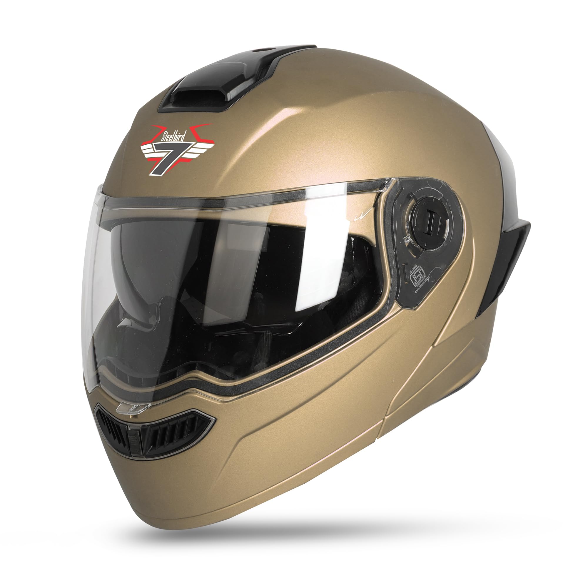 Steelbird SBA-8 7Wings ISI Certified Flip-Up Helmet for Men and Women with Inner Smoke Sun Shield-image-36