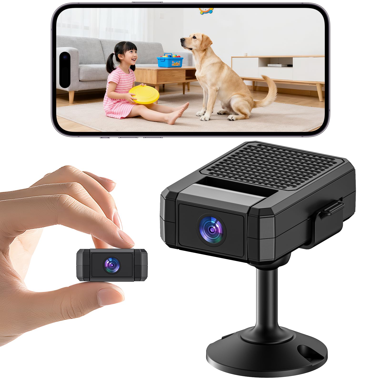 隠しカメラ、防犯カメラ2個セット Amazon.co.jp: 2024 64GBカード付き 小型カメラ 隠しカメラ 1280