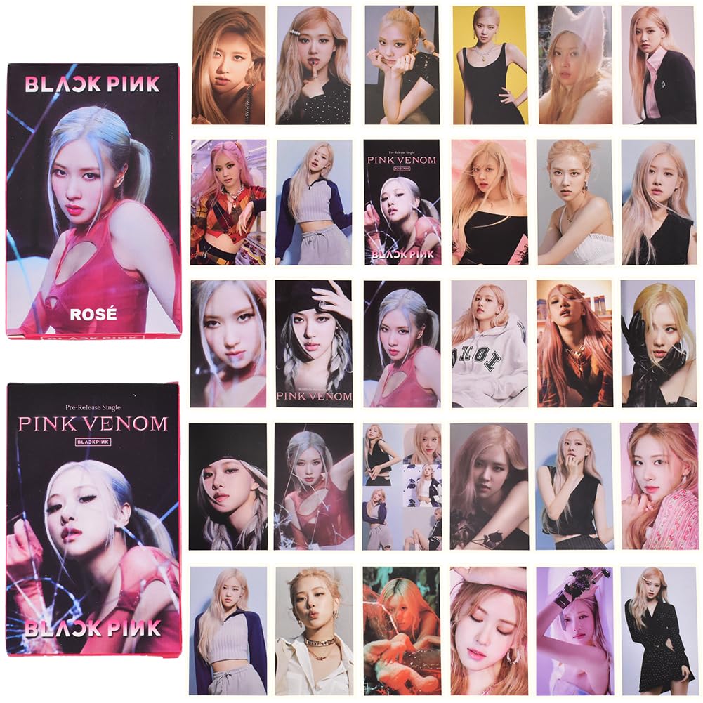Cartes Photo Kpop Blackpink Lomo - 120 Cartes (4 Boîtes), 5,7x8,6 Cm, Photos JISOO, JENNIE, ROSE, LISA, Pour Collection Et Déco