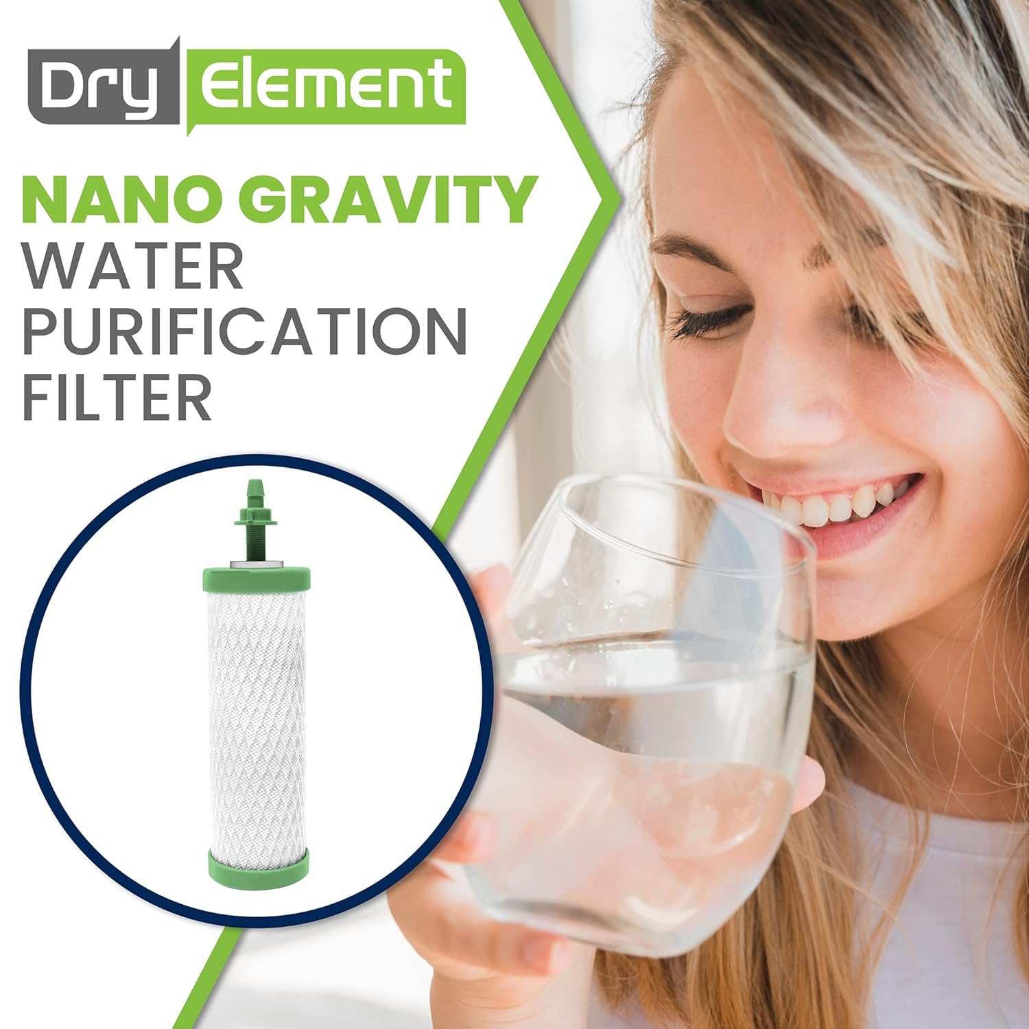 High Capacity Nano Gravity Water Purification Filter Replacement That Outperforms BB9-2