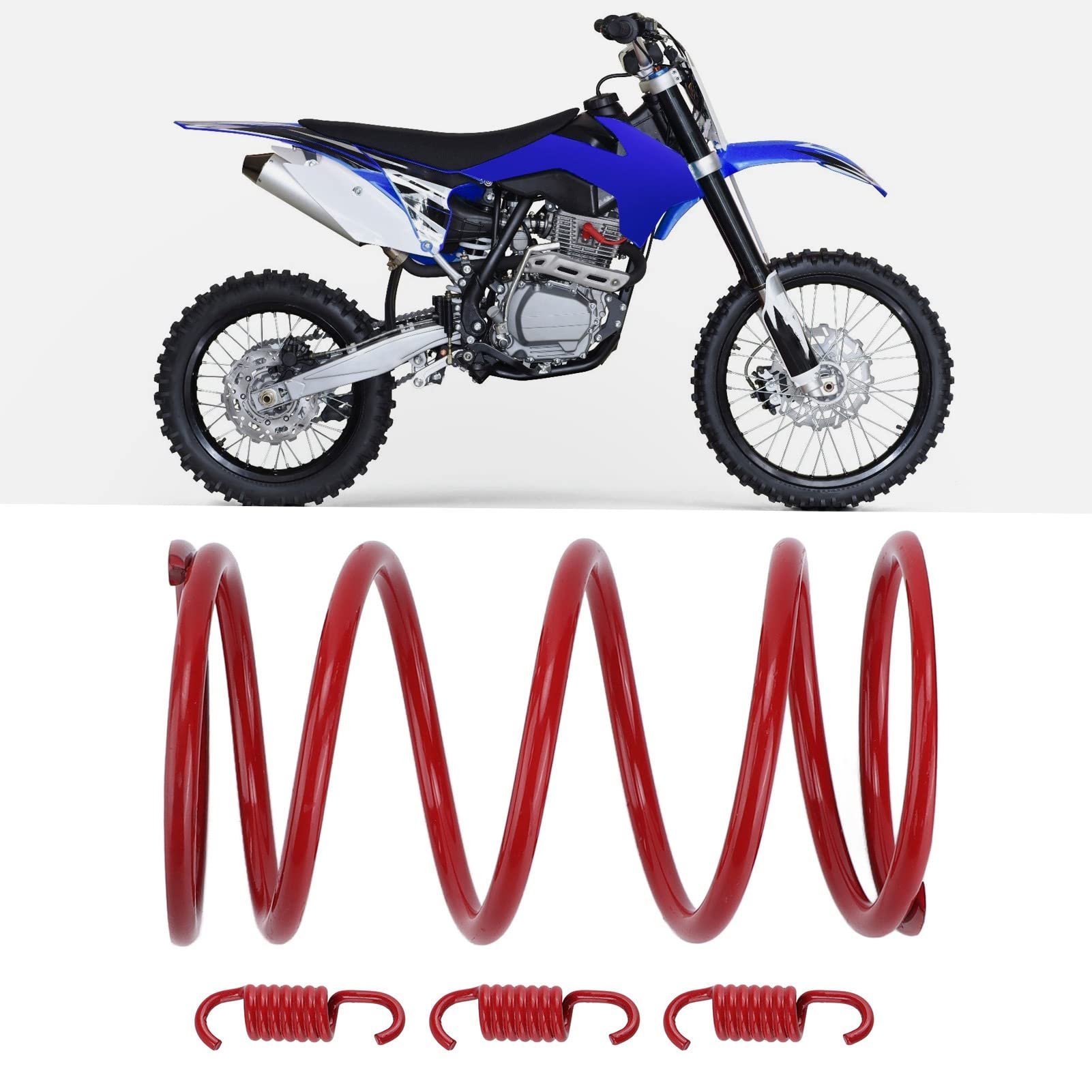 Ressorts d'embrayage, Durable et Fiable, Remplacement Moteur Cyclomoteur VTT, Ressort Couple 1000 TR Min Course pour Scooter Gy6 139QMB 1P39QMB et Utilisation Tout-Terrain Fiable