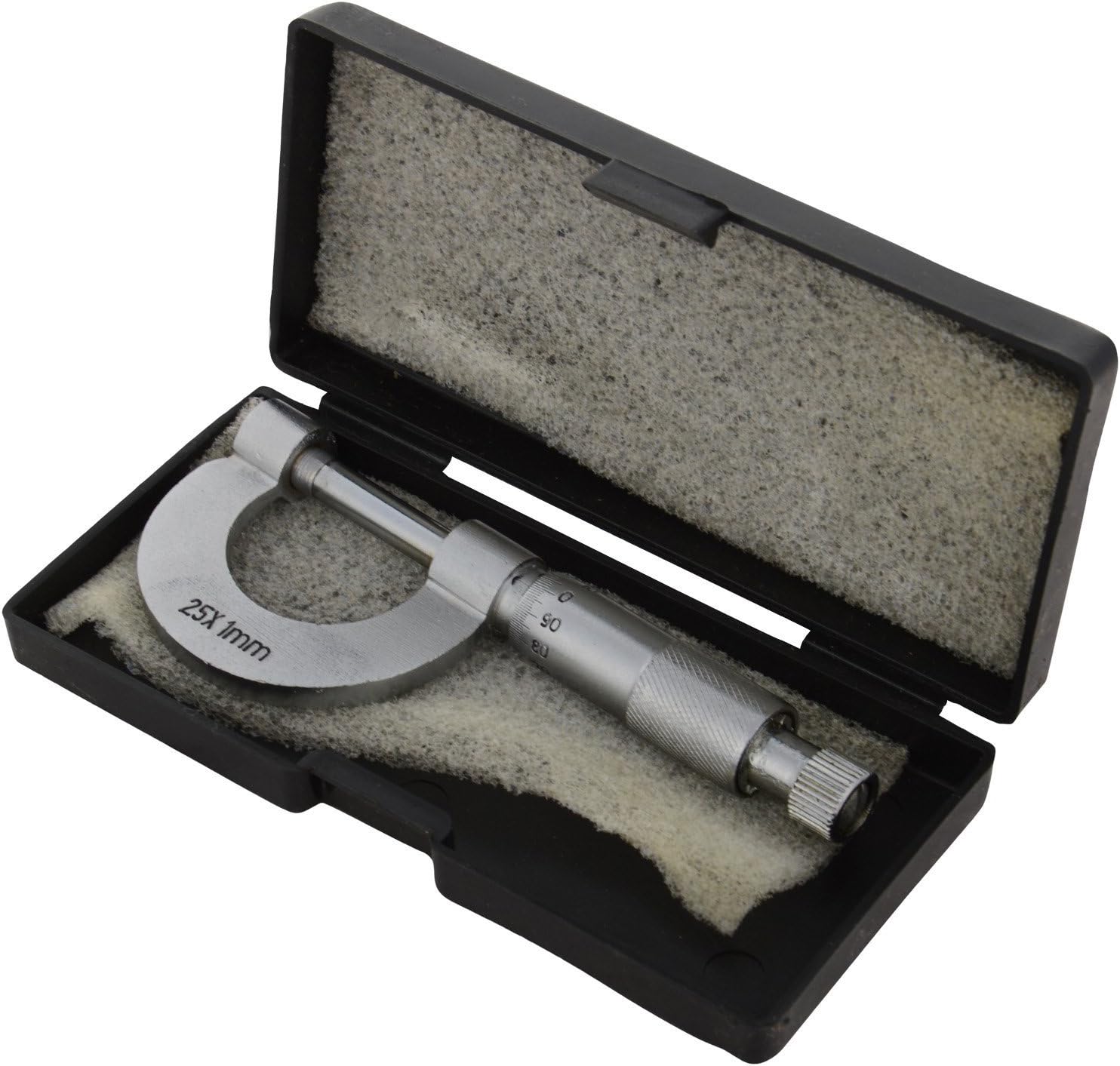 VITSZEE Micrometer Screw Gauge 25 mm S.S. Thread In Velvet Box for school college uses purpose