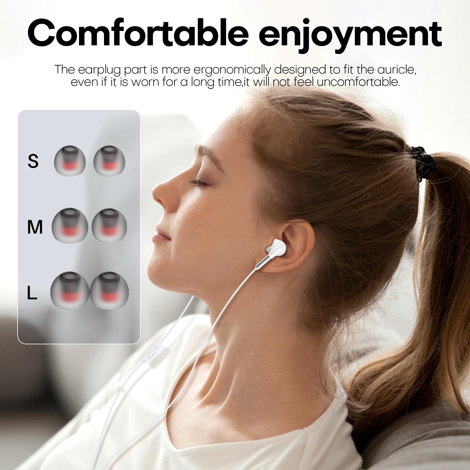 Amazon.co.jp: ZXQ (ズックキュー) A2 有線イヤホン マイク付き 3.5mm