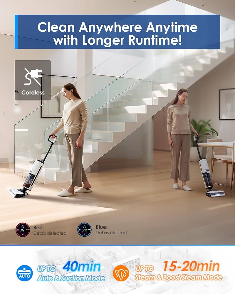 Amazon.com: Tineco Floor ONE S7 Steam Cordless Wet Dry