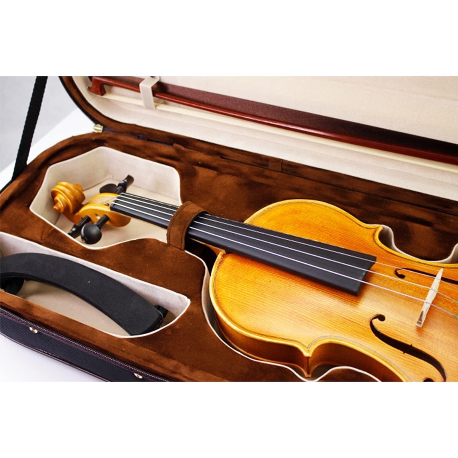 Geigenkoffer Violine Case 3/4 Professionelle Oblong Koffer Geige Koffer Mit Hygrometer Stabil Leicht Violinenkoffer Violine Reisekoffer Geigenzubehör