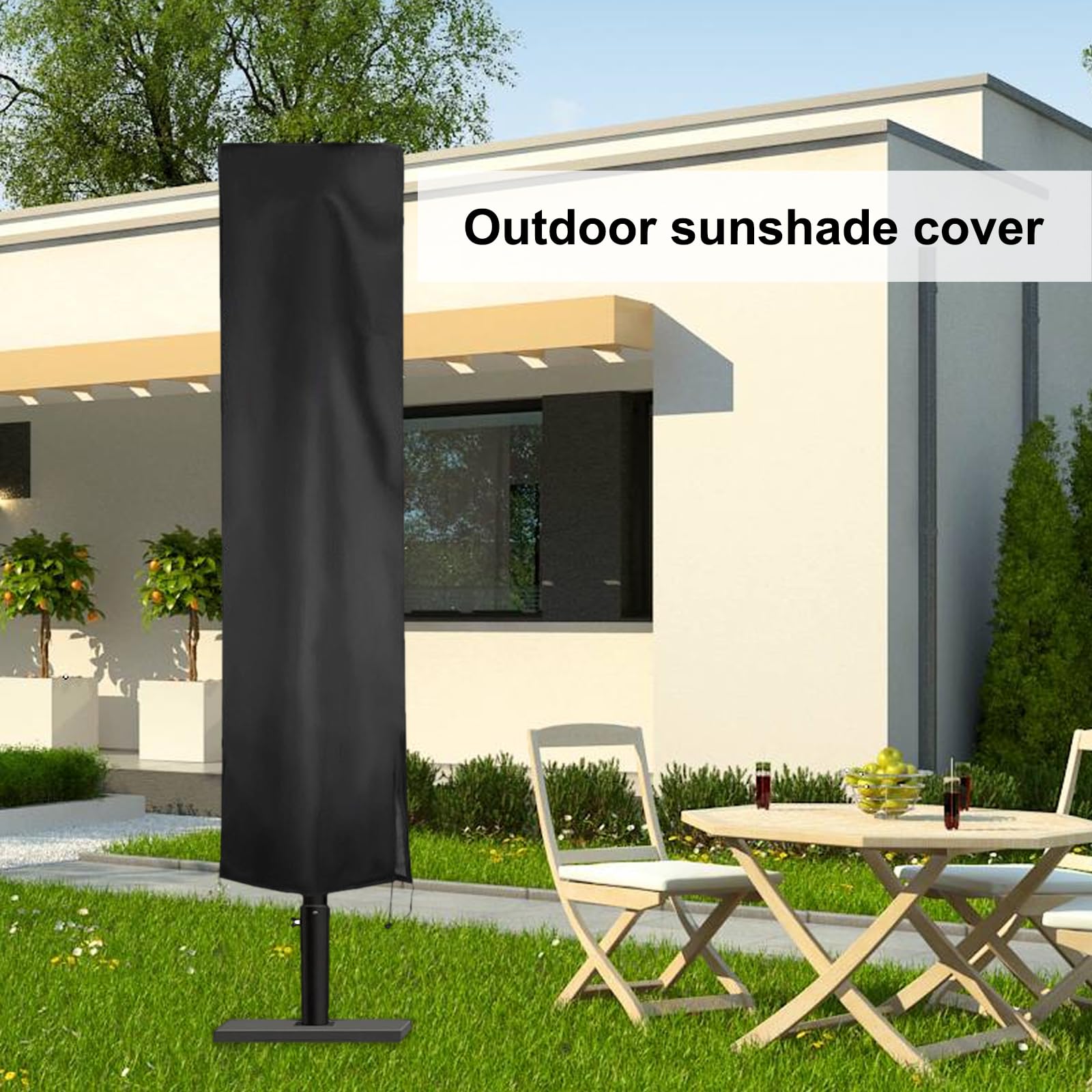 Copri Base Per Ombrellone In Tessuto Oxford - Diametro 90 Cm - Impermeabile E Anti UV - 2