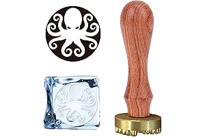 Personalized Family Crest Brass Ice Stamp