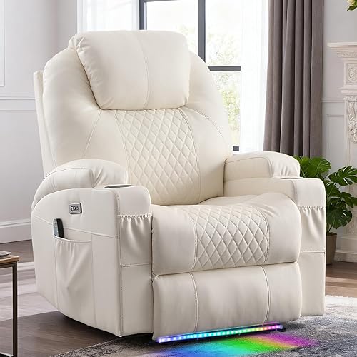 Power Recliner Chair with Heat and Massage for Adults -