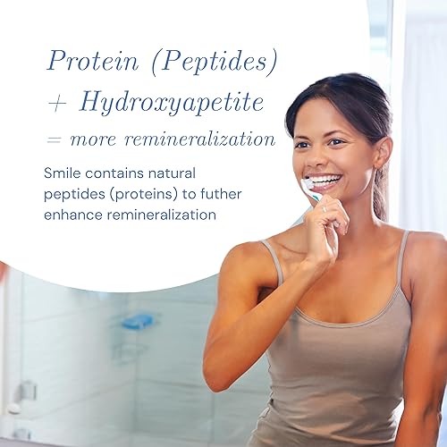 Miniatura 3 de OraWellness Smile Hydroxyapatite - Pasta de dientes con xilitol remineralizante y no nano hidroxiapatita, pasta de dientes de menta y canela, hecha