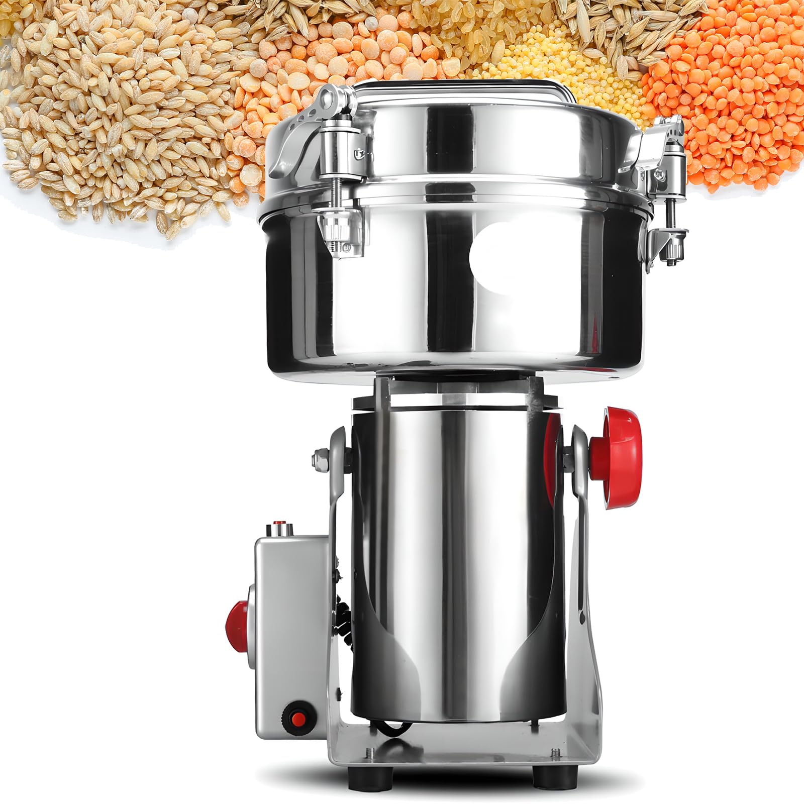 Moulin à grains électrique de 3000W pour une mouture de grains superfine en 2500g