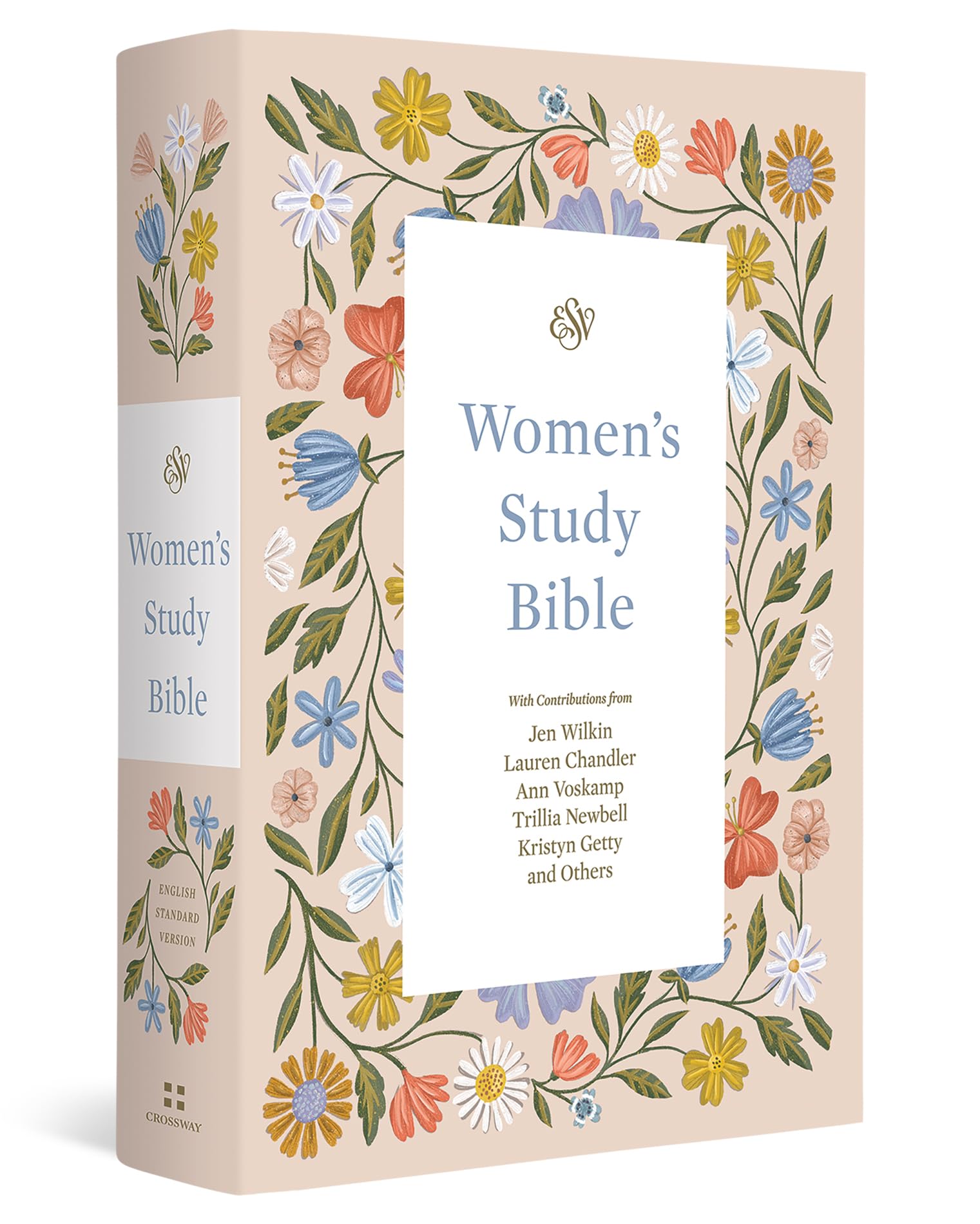 ESV Women's Study Bible (Hardcover, Blush Wildflower Design)