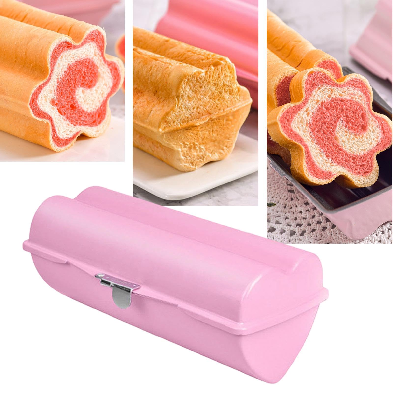 Pane Cassetta Stampo Pane Antiaderente Riutilizzabile Acciaio Durevole Creativo Facile da Usare Adatto per Preparazione Dolci Fatti in Quo, a Forma di Cuore