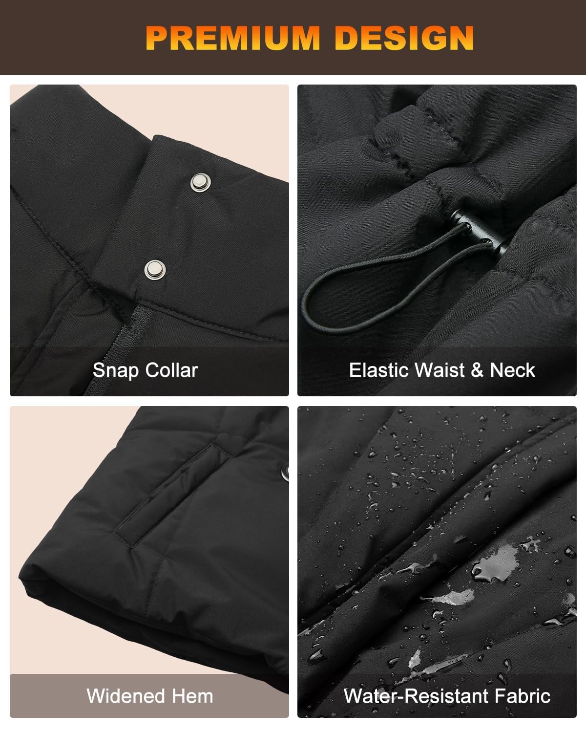Chaleco Calefactable Mujer, Chaleco Calefactable con Batería de 10000 mAh para Mujeres, 3 Niveles de Temperatura de Chaqueta Calefactable, Perfecto para Esquiar,Acampar