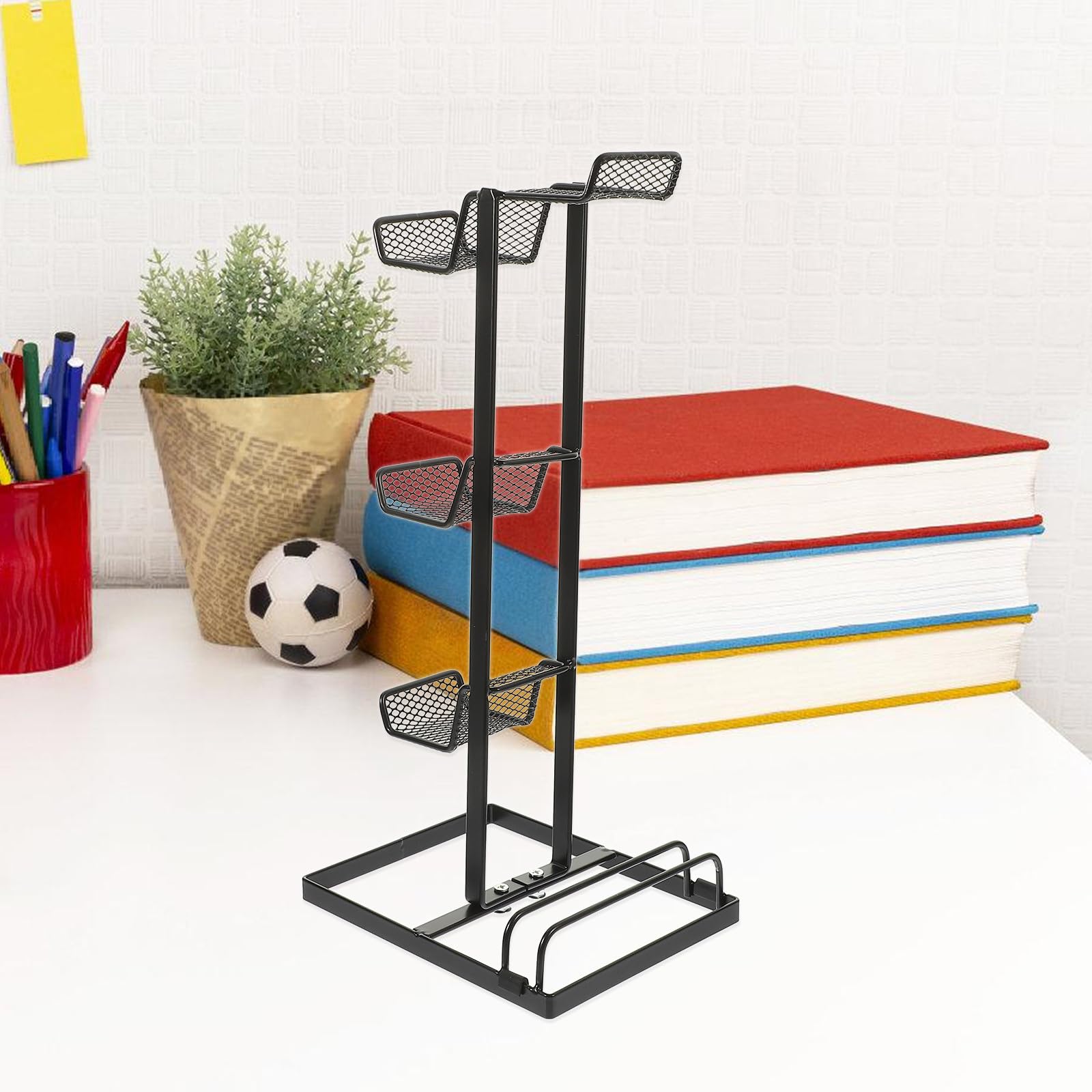 Operitacx Soporte para Mando Soporte para Auriculares Estante de Almacenamiento Multifuncional para Accesorios de Escritorio para Jugadores Colgador para Auriculares Dormitorio