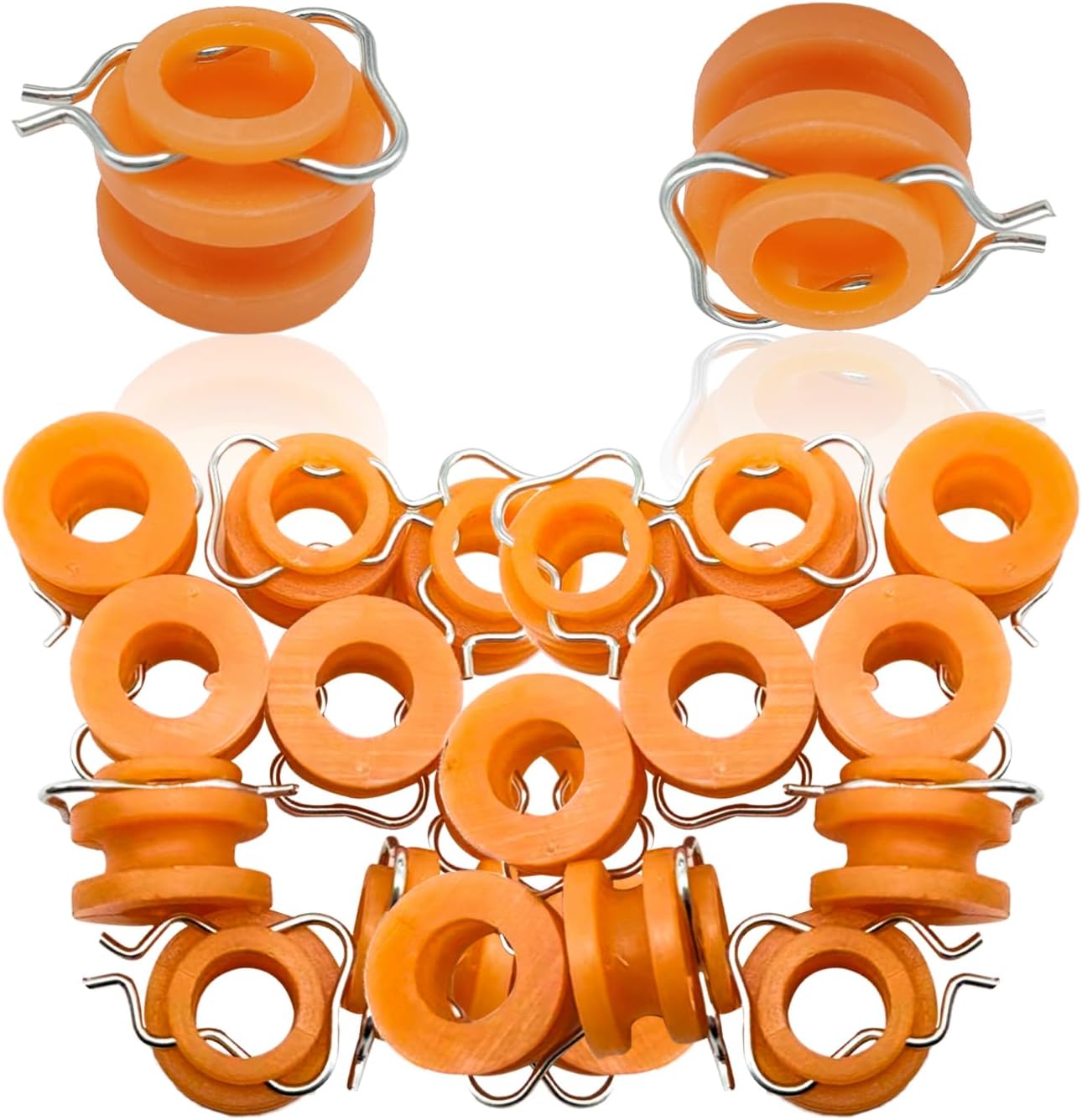 10PCS Window Regulator Roller Clips Compatible with Ford Mustang Falcon F-Series Truck Fairlane Thunderbird Mercury Comet C0AB-6423240-B