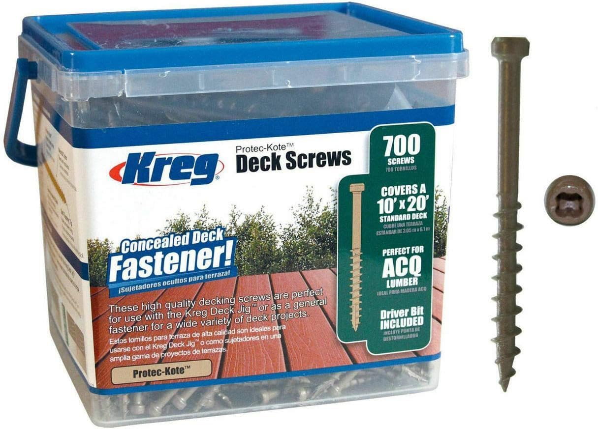 Protec-Kote™ Deck Screw - 51mm/2.00", #8 Coarse-Thread, Pan Head, 700-count