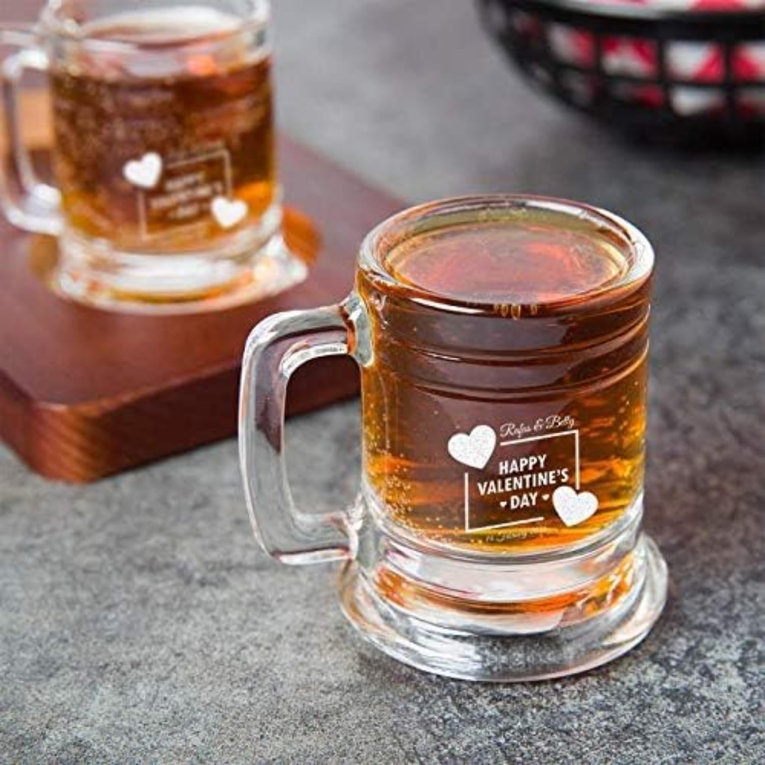 Personalized Valentine's Day Maritime Shot Glass