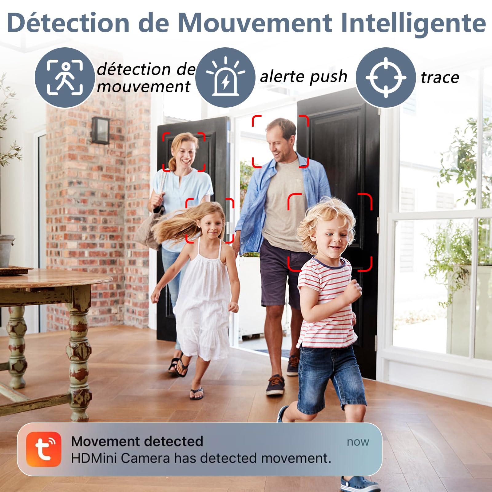 Caméra Espion WiFi, 5G Mini Caméra Cachée sans Fil 1080P, DIY Micro caméra Espion a Distance Discrete Detecteur Mouvement Contrôle APP