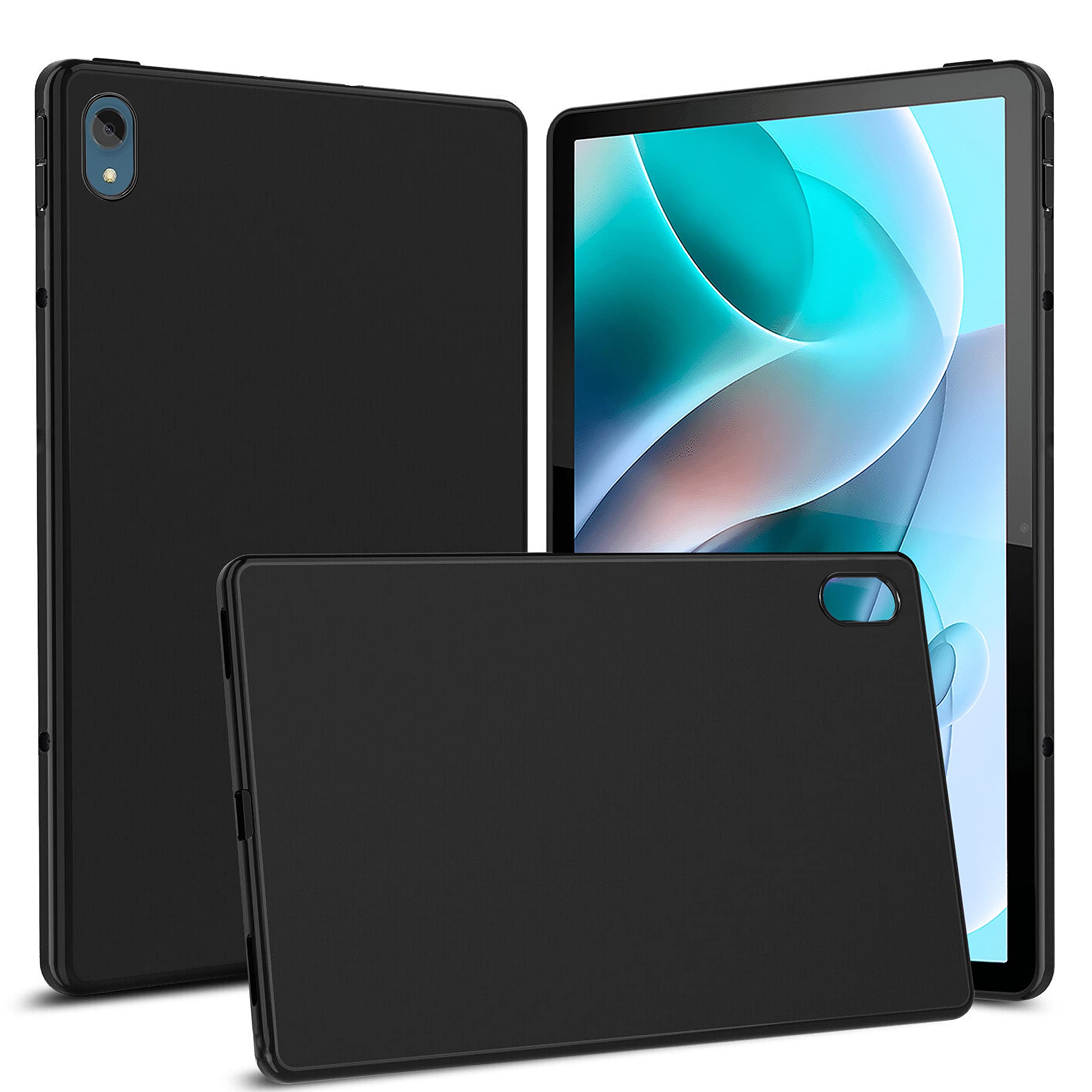 TGK Matte Design Soft Silicon Back Case Cover for Motorola Moto Tab G70 LTE 11 inch Tablet, Black (B0C18QQ147) Amazon Price History, Amazon Price Tracker