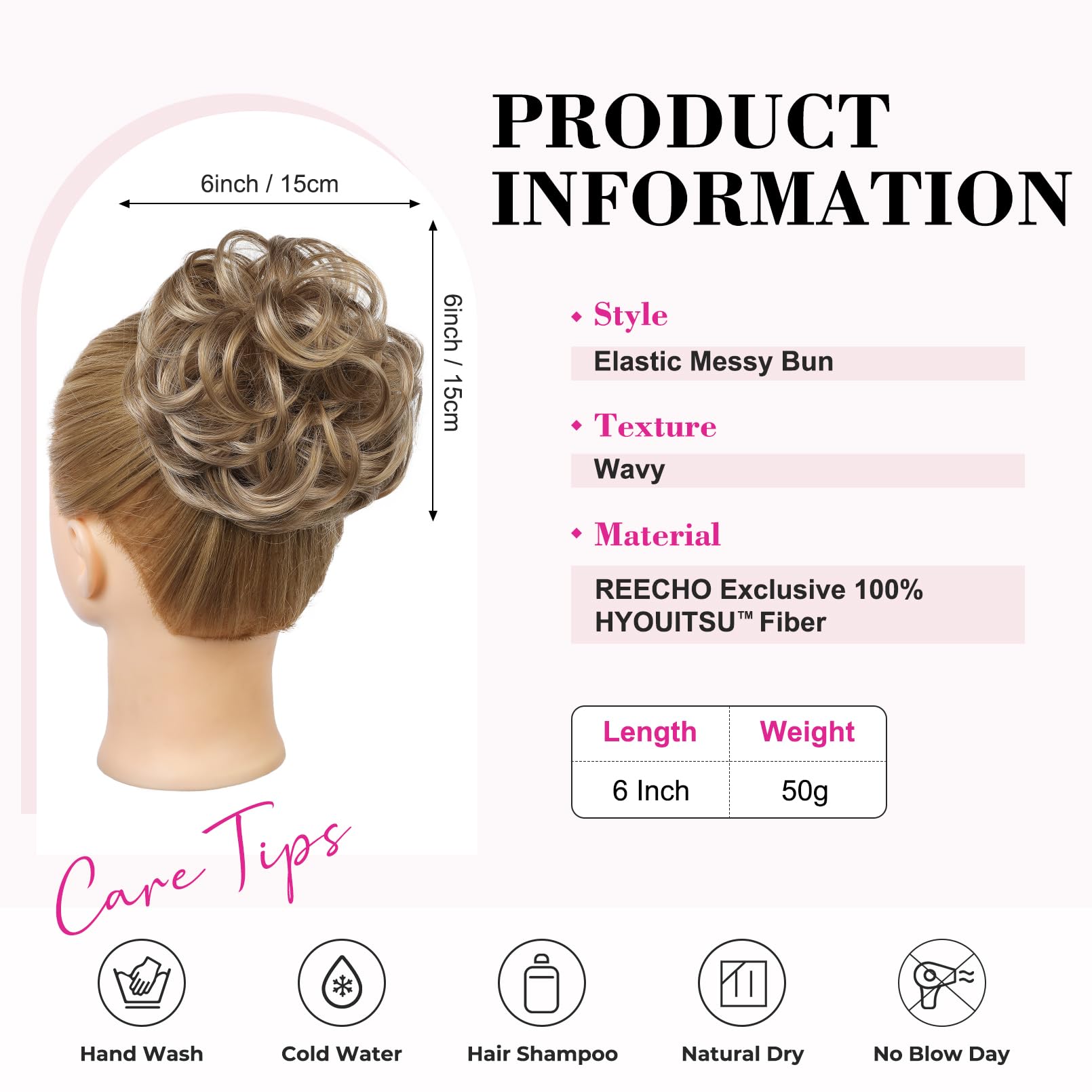 REECHO Messy Bun Hair Piece - Image 2