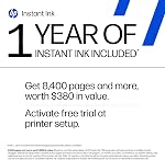 Imprimante tout-en-un couleur sans fil HP Office Jet Pro 8139, impression, numérisation, copie, fax, ADF, impression recto verso, idéale pour le bureau à domicile, essai d'Instant Ink d'un an inclus, activée par l'IA (C2VK3A)