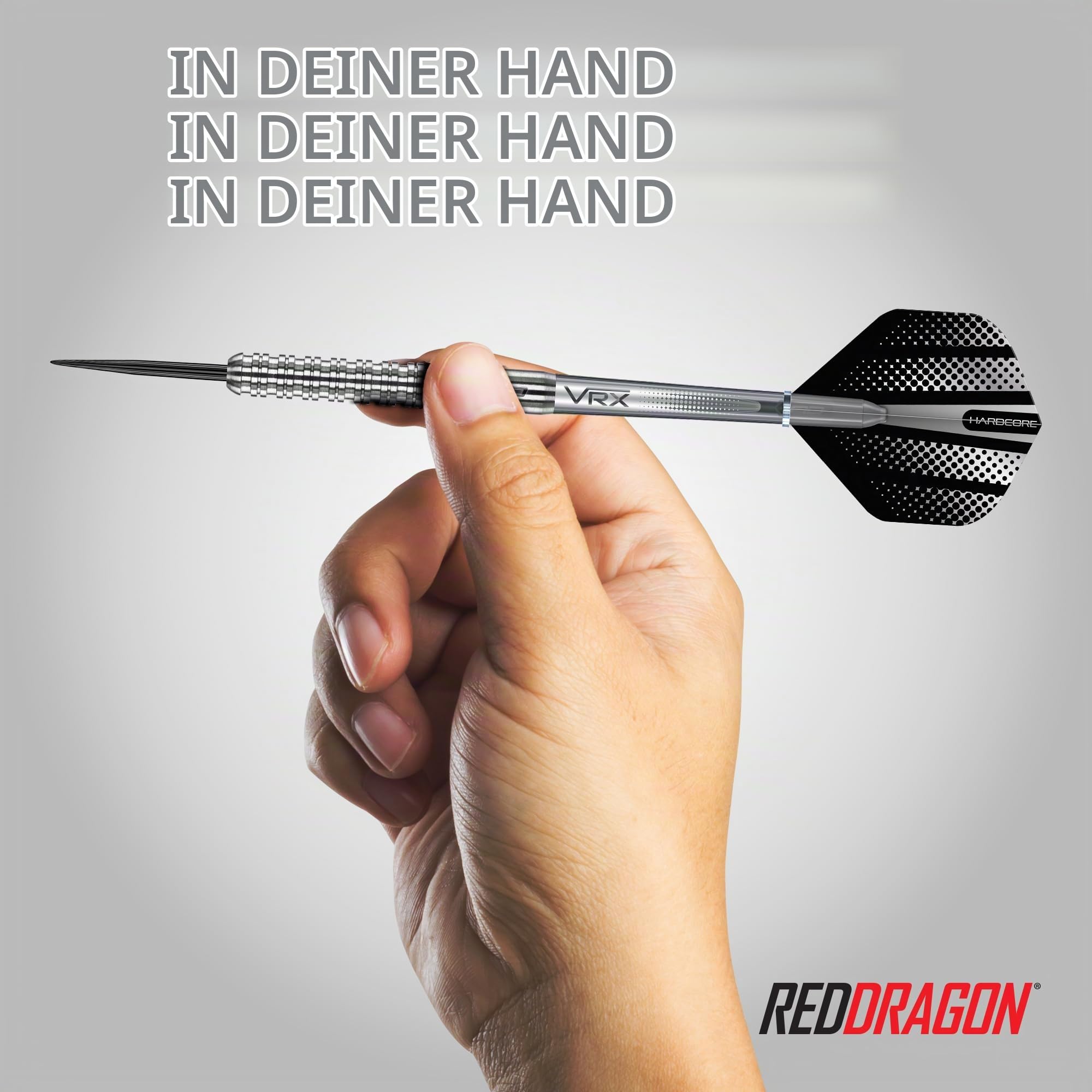 RED DRAGON Rebels Darts Set 21g, 23g, 24, 25g oder 26g Tungsten Steel Tip Darts Set mit Flights und Schäfte