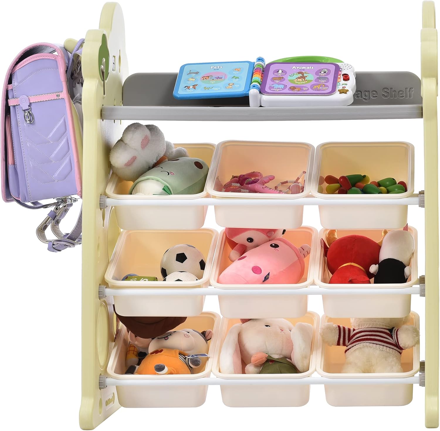 Ochine Wood Toy Storage Organizer Kids Toy Organizer Toy