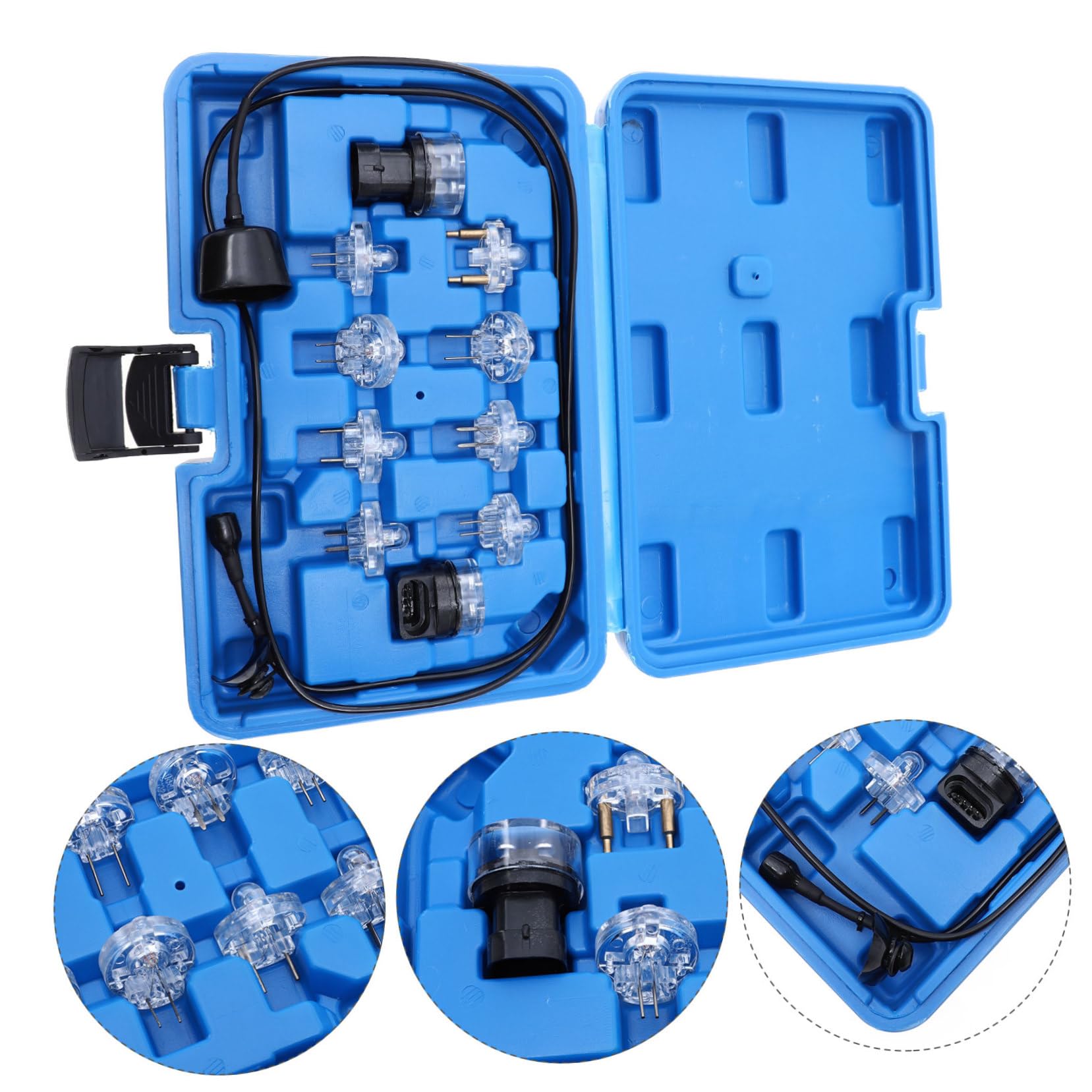 SOLUSTRE Probador de Circuitos Automotriz 1 Juego Plástico Cobre Azul | Inspección del Sistema Eléctrico del Coche, Mantenimiento de Revisión, Apariencia Creativa