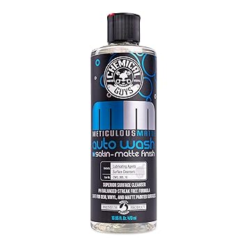 Chemical Guys CWS99516 Meticulous Matte Auto Wash for Satin Finish and Matte Finish Paint (473.2 ml)