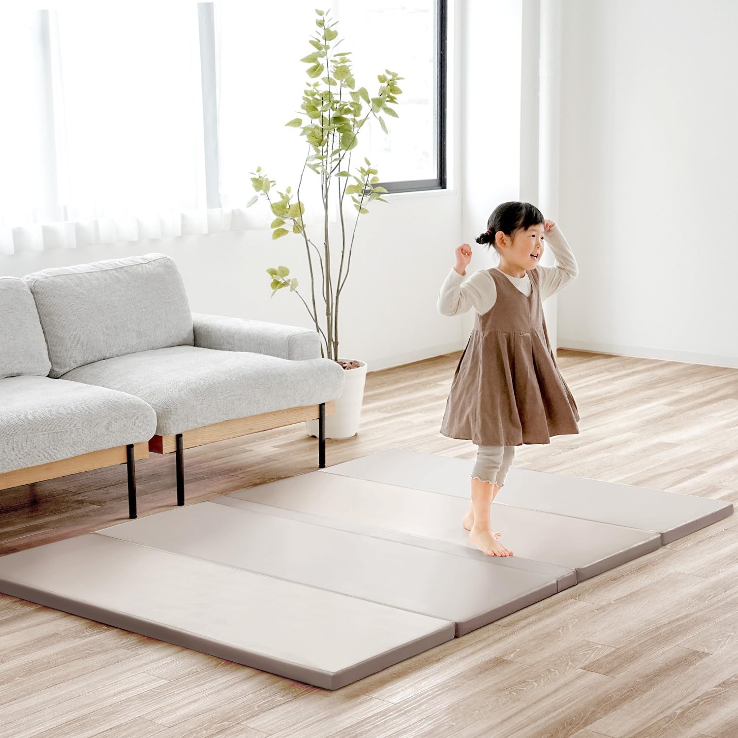 Amazon.co.jp: 【6層構造×極厚4㎝】tecopeco プレイマット 赤ちゃん