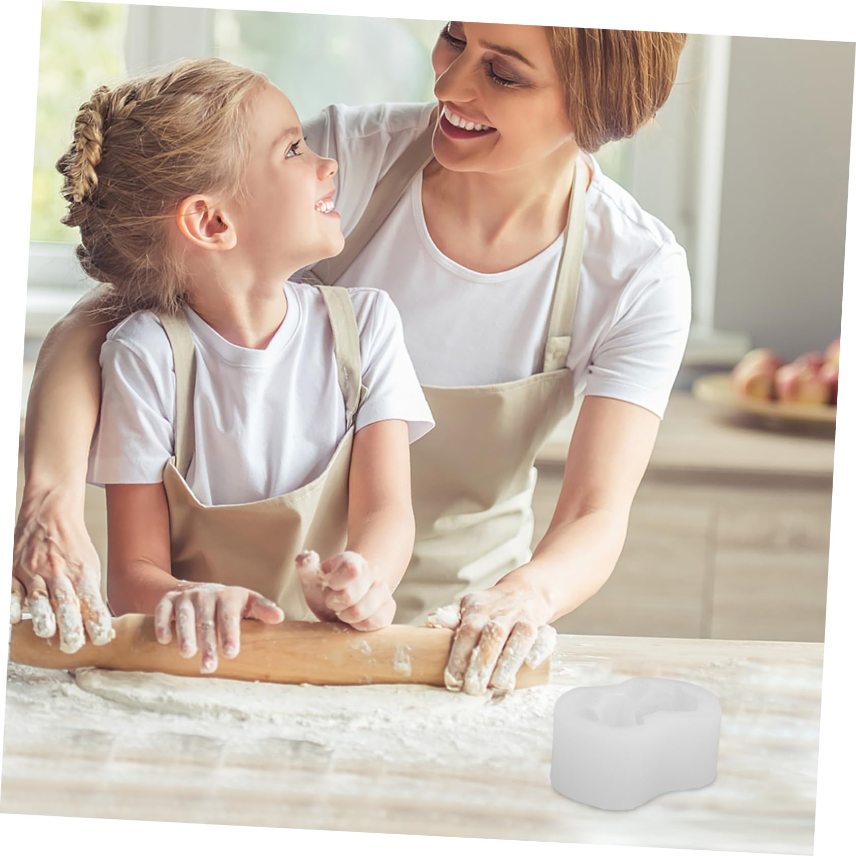 Moule à Gâteau Mousse De Chien Moule à Cookies Gâteaux Pour Événements Et Fêtes Blanc Durable Et Facile à Nettoyer