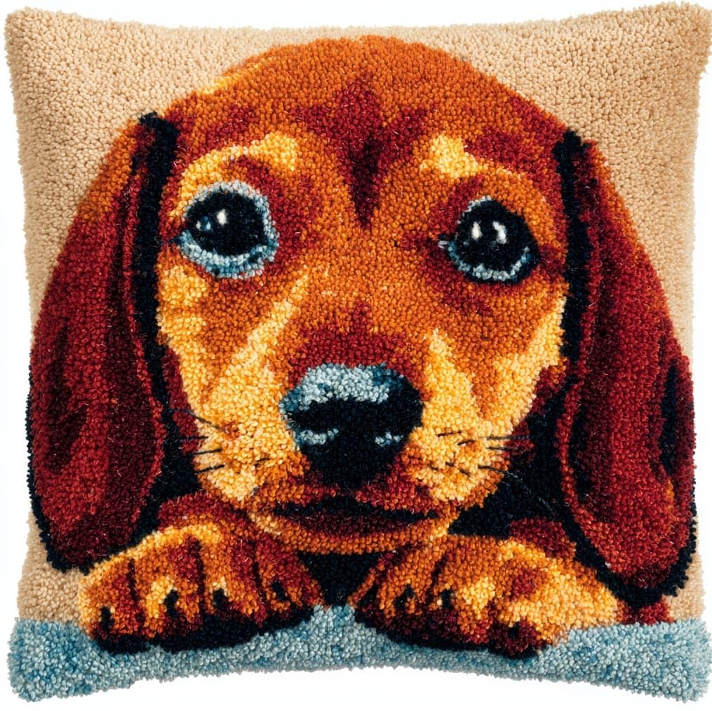 AxiangziK Latch Hook Kits for Adults,Dachshund