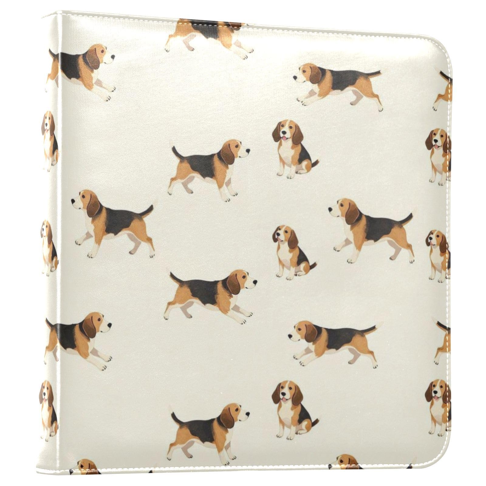 Album fotograficzny ze skóry PU Beagle Dogs