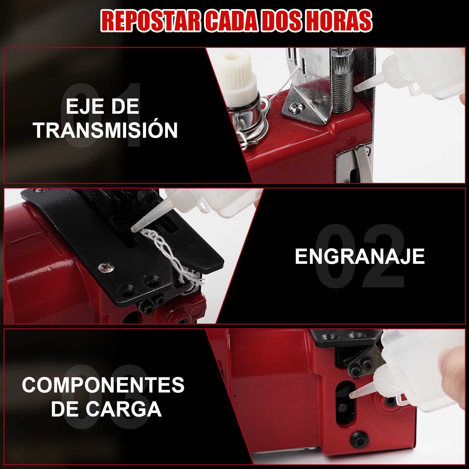 Máquina eléctrica para coser sacos, Bolsa eléctrica Máquina de Embalaje de Costura Más Cercana con 2 baterías recargables de 1300 mAh para bolsas/tela/arroz/papel