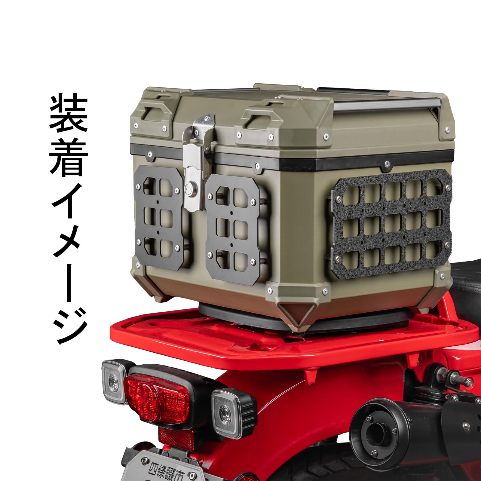 Amazon.co.jp: Entrotech【1枚】リアボックスサイドパネル バイクMOLLE