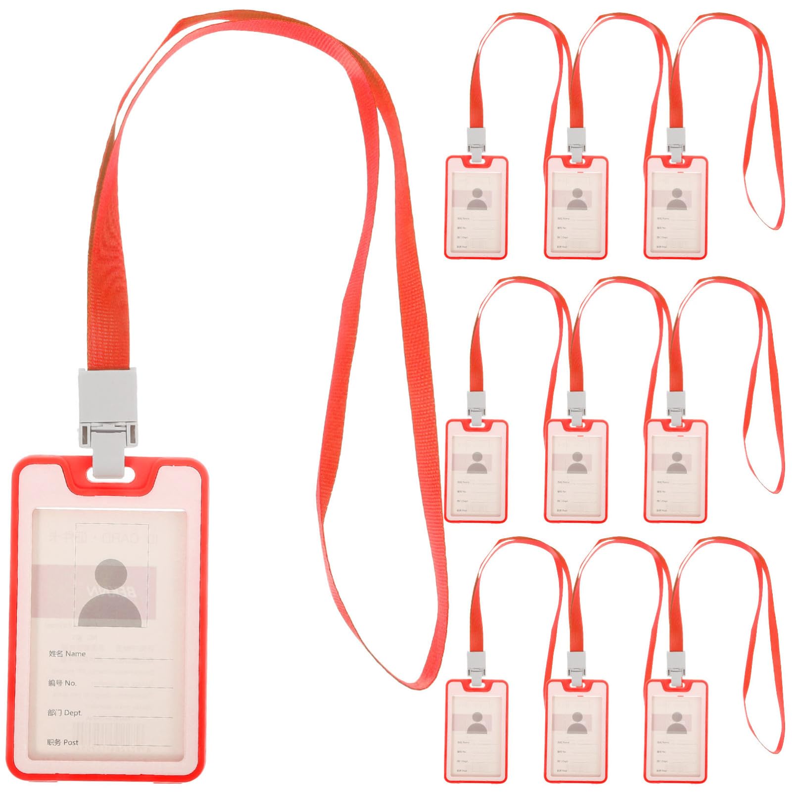 SEWACC 40 Unidades De Cordón Para Tarjetero De Identificación Funda Transparente Para Tarjetas Fundas Transparentes Para Tarjetas a Protectora Para as Para