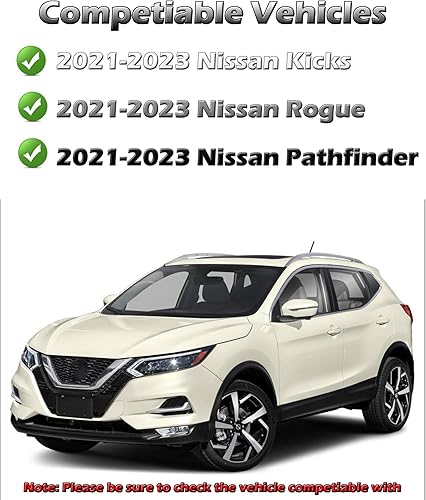 Miniatura 4 de Llavero remoto de entrada sin llave, llave inteligente de 4 botones para Nissan Kicks Rogue Pathfinder 2022-2023 KR5TXPZ3 285E3-6RA5A S180144120