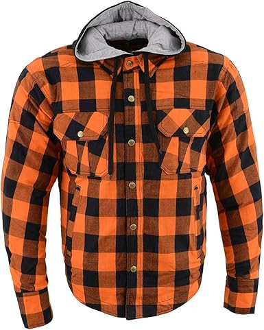 Orange and black flannel jacket Clearance