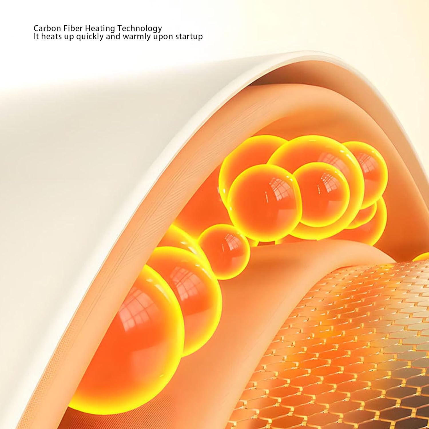 1 Pair Electric Heated Socks Dual Sided 3D Heating Technology Foot Warmer Ergonomic Design Comfortable Touch Warm Socks with Resisting Fiber Material for Home Outdoor