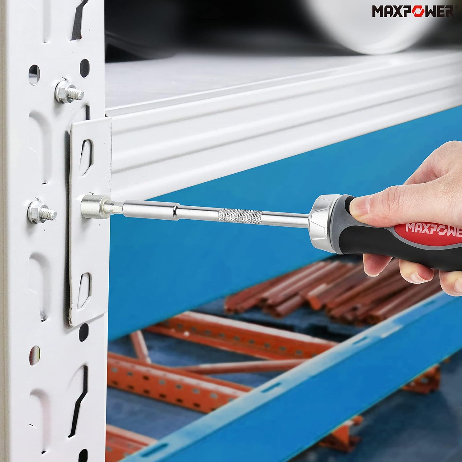 MAXPOWER 18 in 1 Multi-Bit Ratcheting Screwdriver Set with Cushion Grip Handle : Tools & Home Improvement