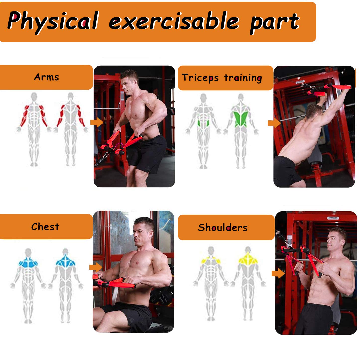 Amazon.co.jp: ZOVOTA LAT & Lift 滑車システム 筋肉強度