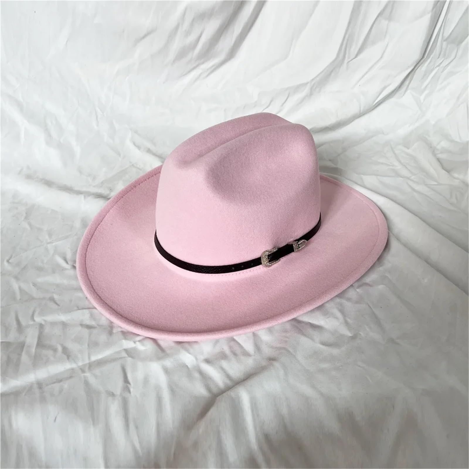Cappello da cowboy vintage western for uomo, donna, cowgirl, con tesa larga, a cloche, chiesa, sombrero per Adulti