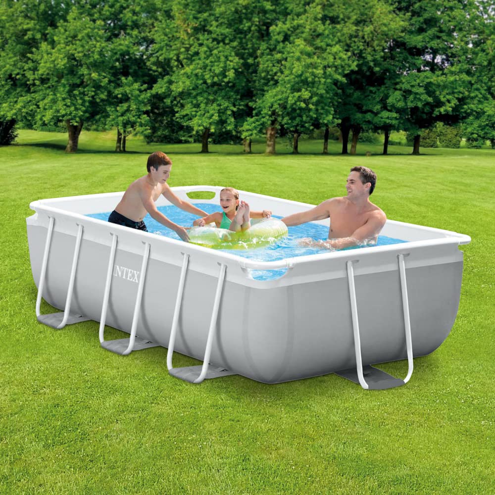 Intex 3M X 1.75M X 0.8M Prism Frame Rectangular Pool Set