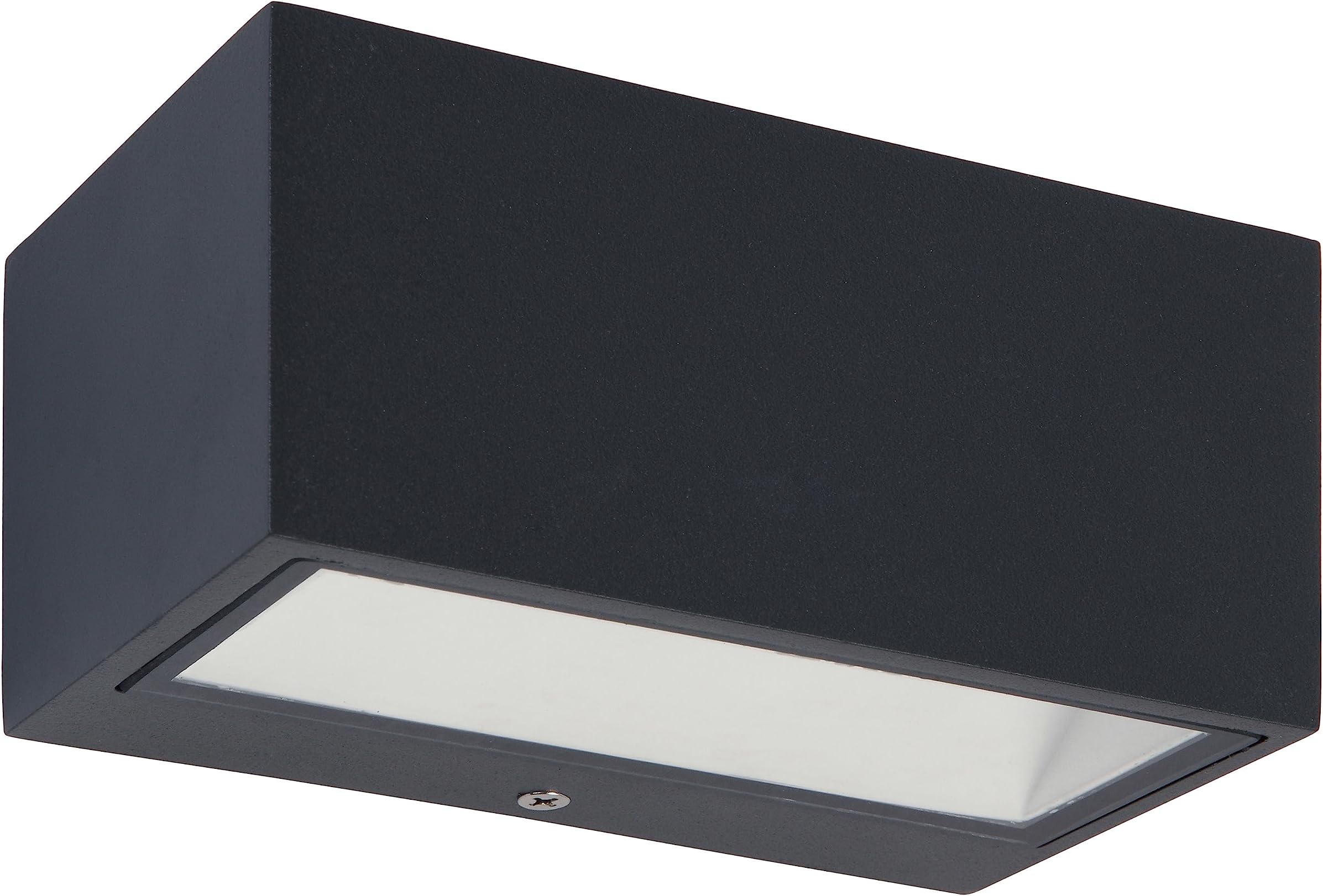 Lutec 6 LED Up and Down light Wall Lamp Gemini 500 Lumen 10.5 W = 55W Cast Aluminium IP54 1891 S GR