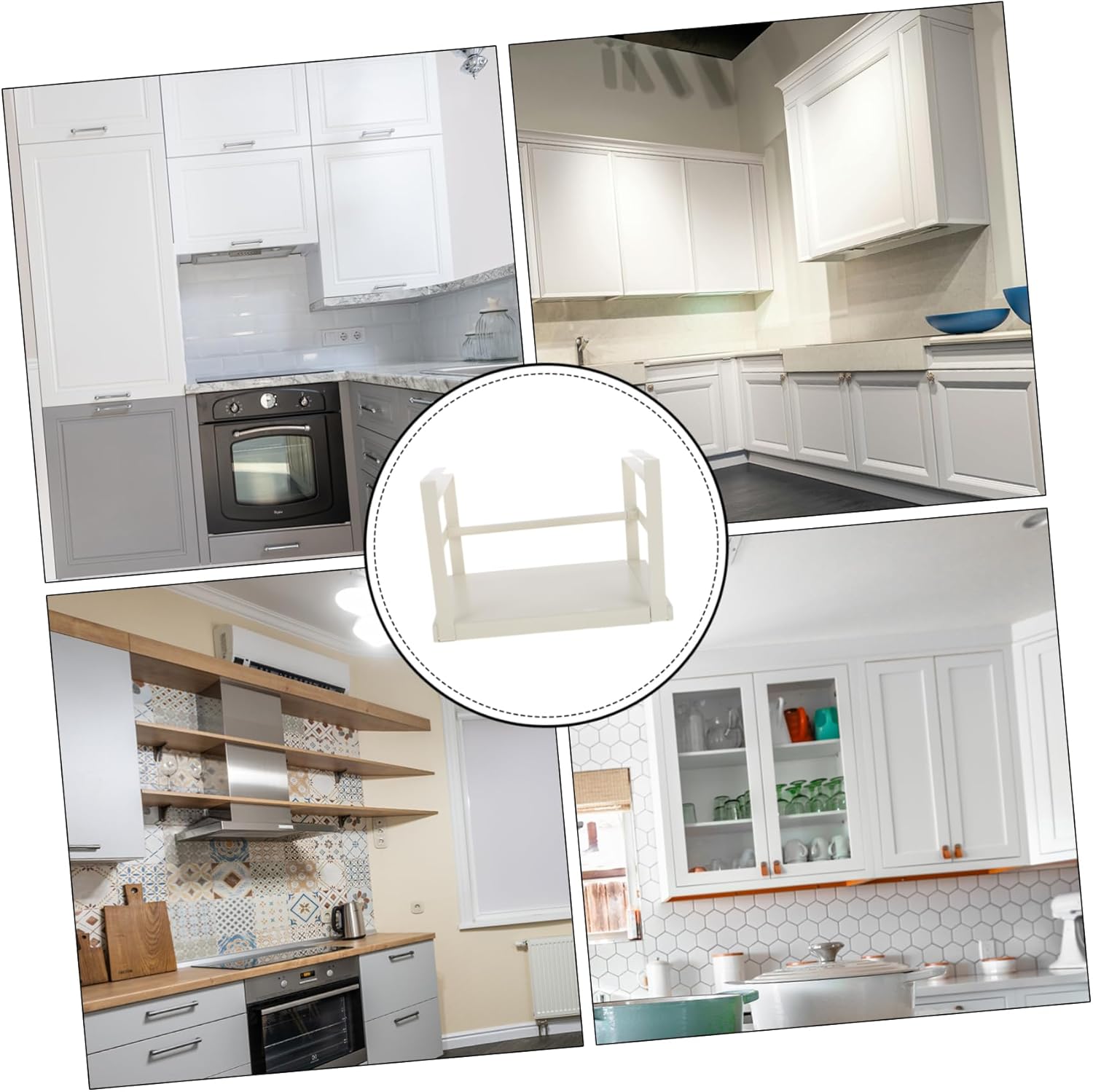 Metal under Shelf Basket Retractable Cabinet Rack Desk Shelf Basket for Kitchen