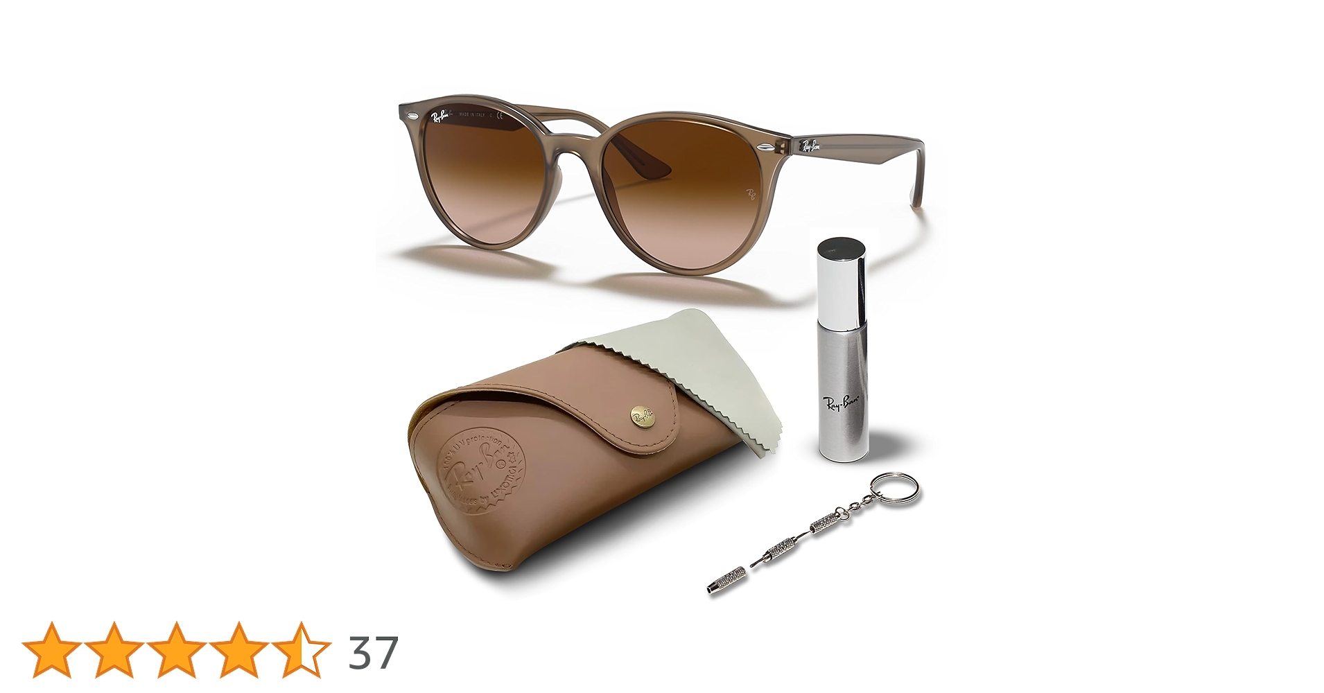 Ray-Ban 4305 レディース ベージュ サングラス 美品 レイバン公式ストア】 Ray-Ban® RB4305 サングラス | ベージュ X