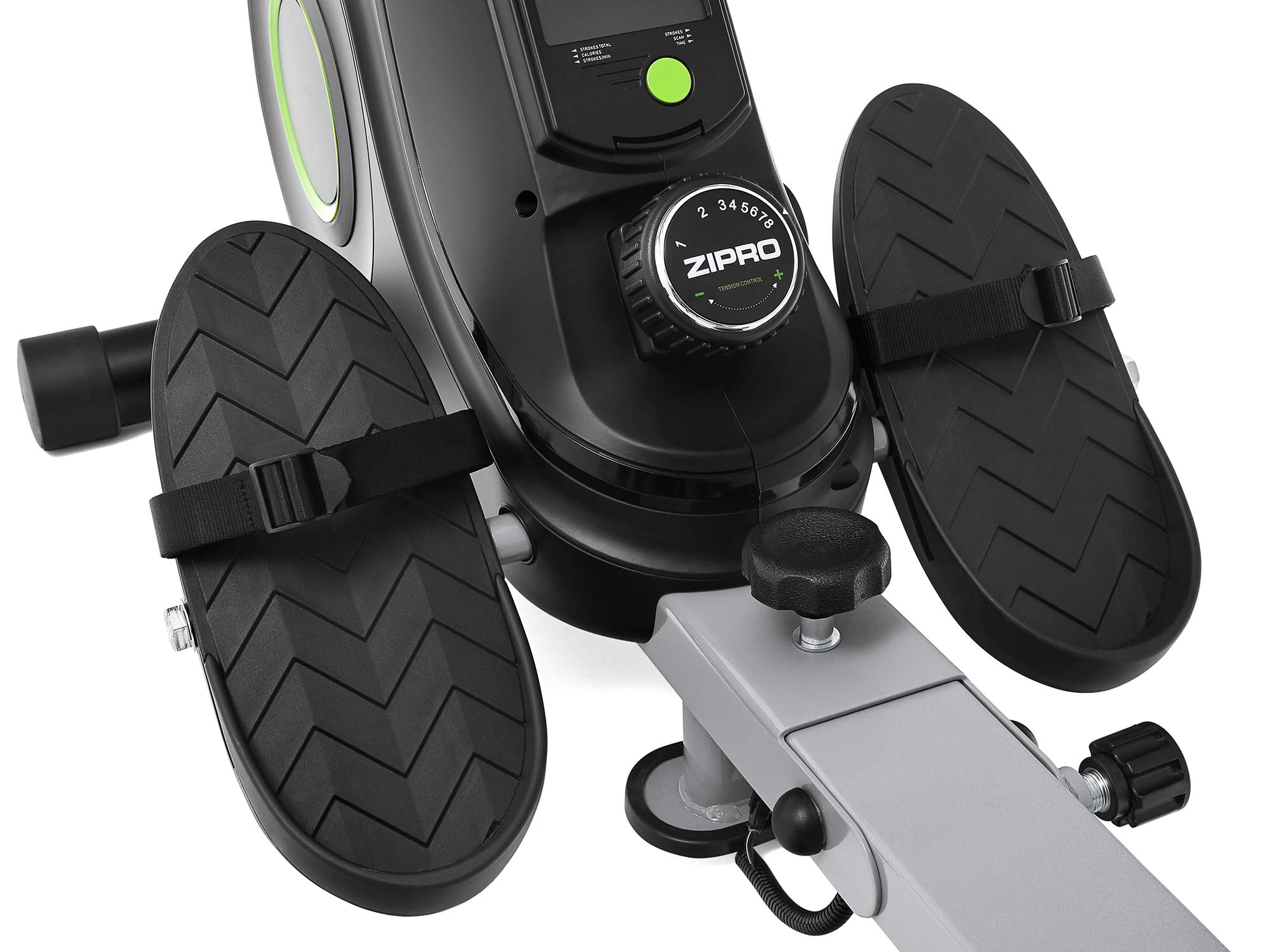 ZIPRO Vogatori per Casa Pieghevole NIX, Sistema Magnetico, Livelli di Resistenza, Fitness Display LCD, app Fitshow, Bluetooth, 100kg