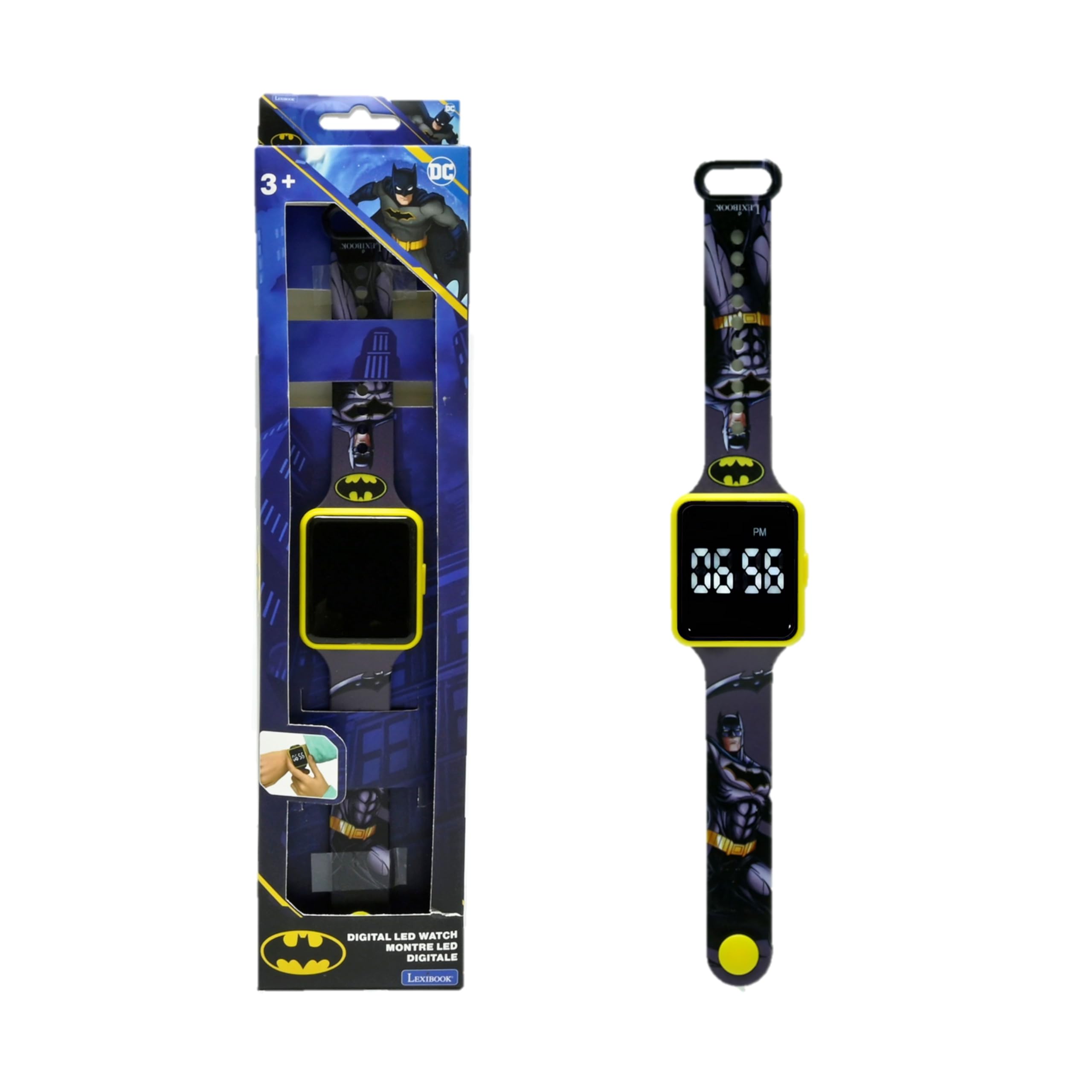 Lexibook, Batman, Digital watch, 12-hour or 24-hour time display, Blue, DMW060BAT