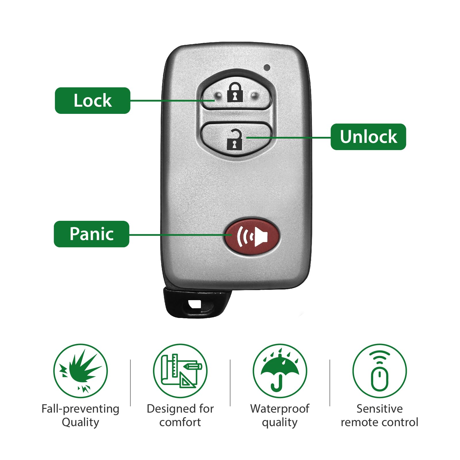 Fits 2010-2015 Toyota Prius / Plug-In Smart Key Remote Fob HYQ14ACX- 271451-5290